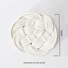 Nordic Hand-Woven Jute and Cotton Heat Insulation Coaster Mat