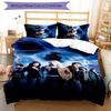 3pcs Final Destination Bloodlines2 pattern bedding set duvet cover set includes duvet cover &pillowcases, perfect all season bedroom decoration & gift