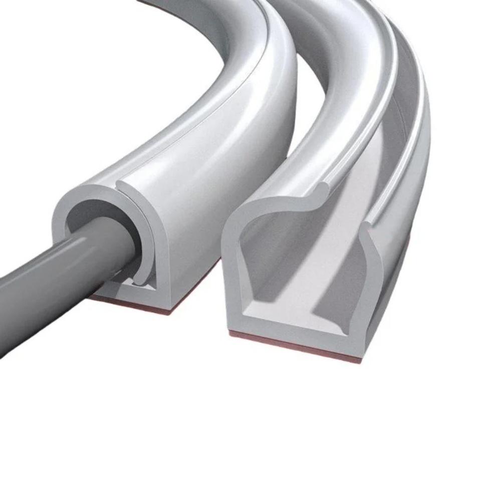 1PC 1/2/3/5/10M TV Cable Management Cord Hider Cord Organizer Raceway Kit System Covers Cables PVC Trunking Channel Cable