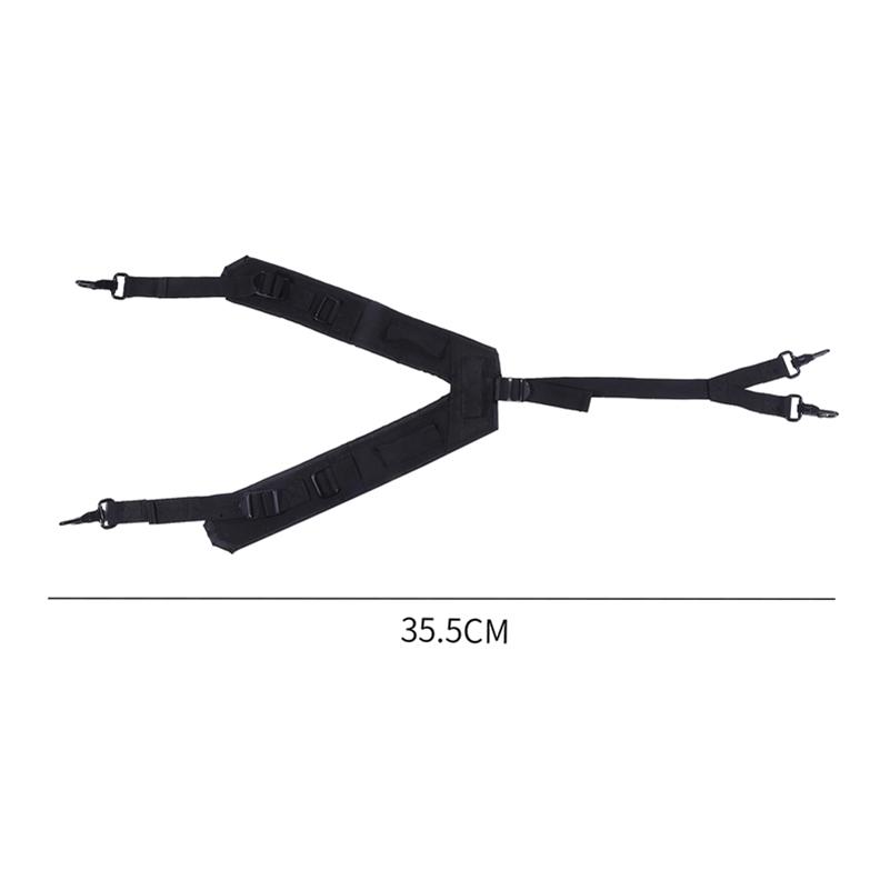 Наружный ремень Многоцелевой поясной уплотнитель Несущий двойной плечевой ремень Нагрудный ремень