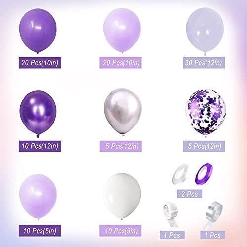 Kit d'Arche de Guirlande de Ballons 114 pcs pour Décoration de Mariage Anniversaire Fête