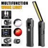Multifunction Portable COB Work Light Rechargeable LED Flashlight with Magnetic Flexible Inspection Hand Lamp Outdoor
