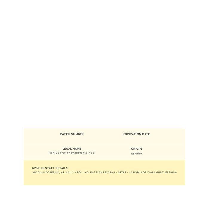 8cm Left Brass Lever Hook