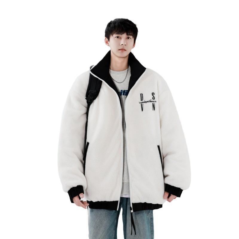 Модный американский пуховик мужской новый трендовый бренд свободный двусторонний утолщенный теплый верх