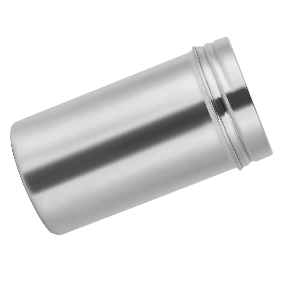 Round Shape Airtight Food Container 304 Stainless Steel Coffee Beans Container  Outdoor Use