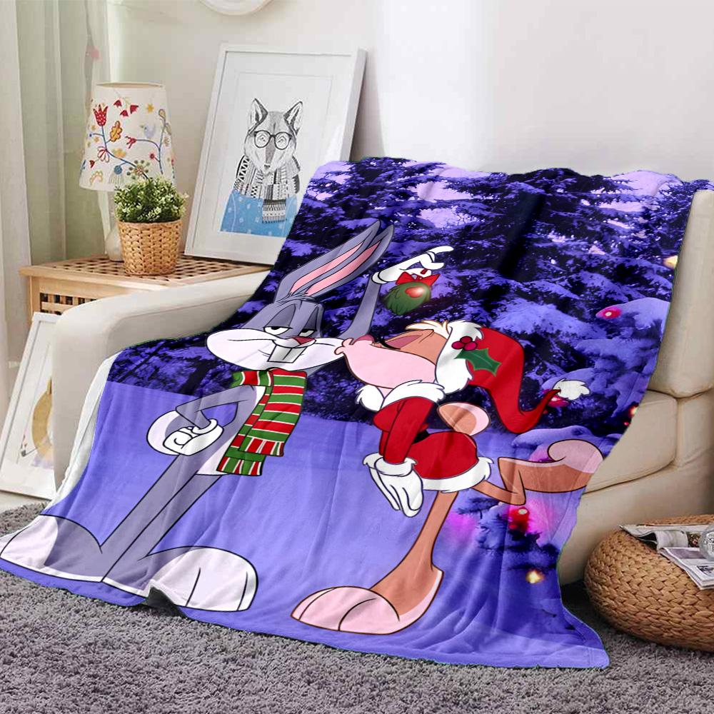 Looney Tunes Blanket Ultra-Soft Great for Bed Office Chair Couch for All Seasons Modern Gifts For Family Or Friends