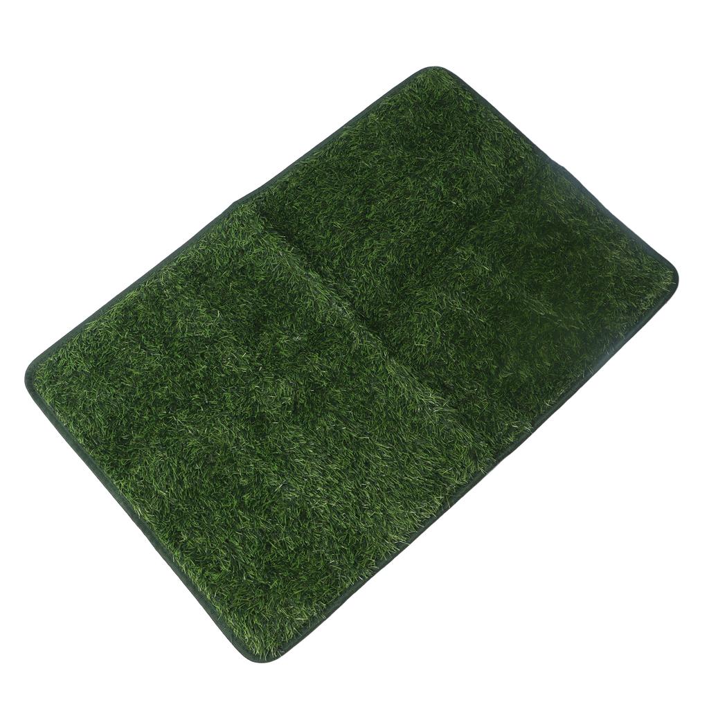 Dog Toilet Tray Waterproof Reusable Easy Cleaning Portable Dog Litter Tray with Artificial Grass