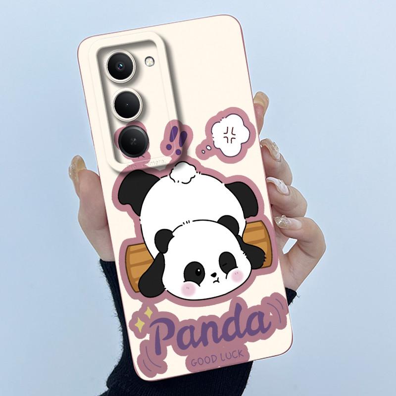 Case For Xiaomi Redmi 15 5G Cute Panda Sweet Girls Cats Silicone Soft Back Cover For Redmi15 5G Slim Bumper Protective Casing