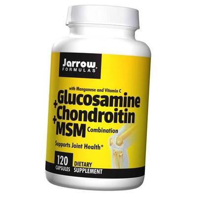 Глюкозамин Хондроитин МСМ, Glucosamine + Chondroitin + MSM, 120капс (03345001)