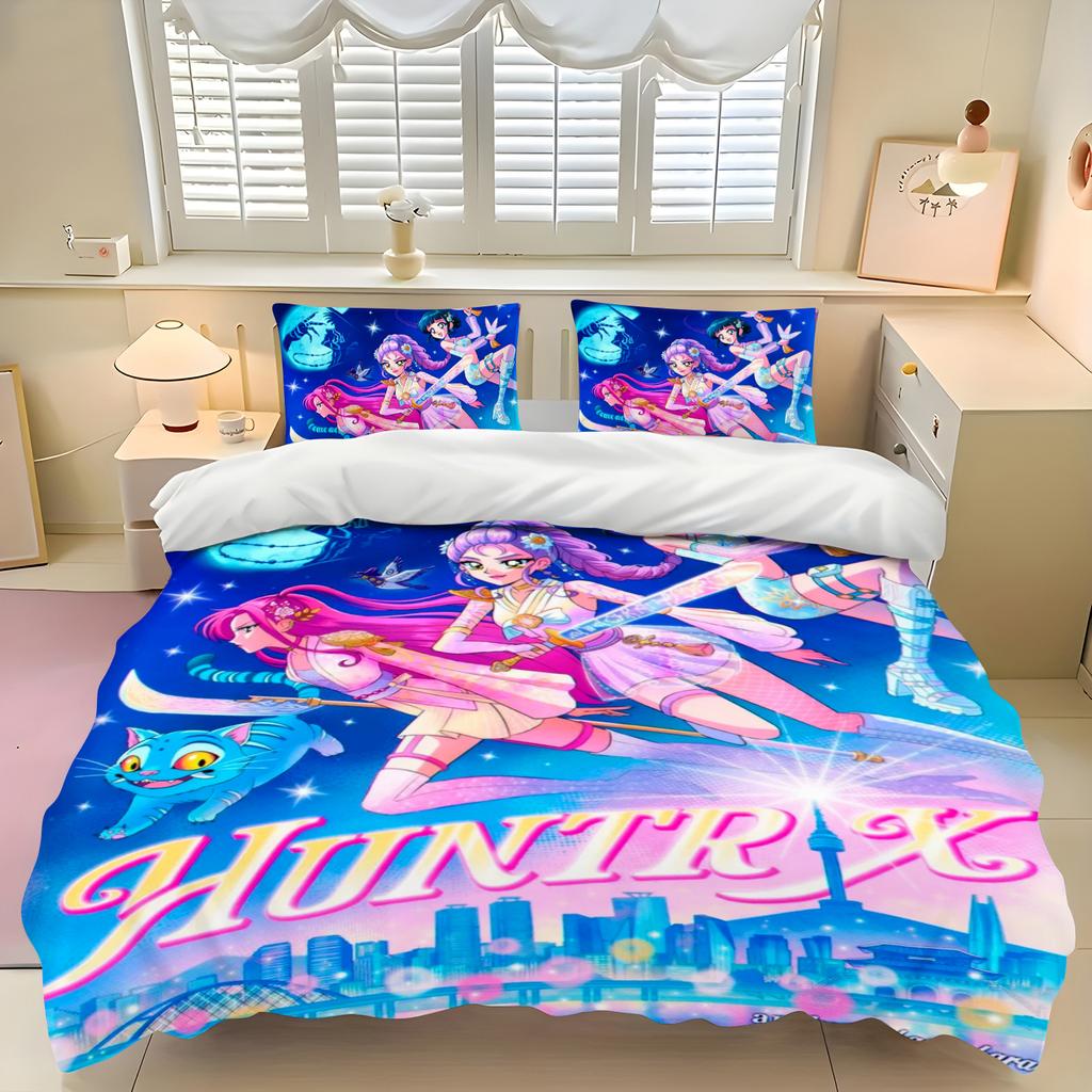 K-Pop Witcher Girl Group Idols Duvet Cover Set Cute Bedding Pillowcases Great Gift Kids Bedroom Decor Perfect Guest Room Home