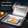 Molona 304 Stainless Steel Rectangular Steaming Tray Set