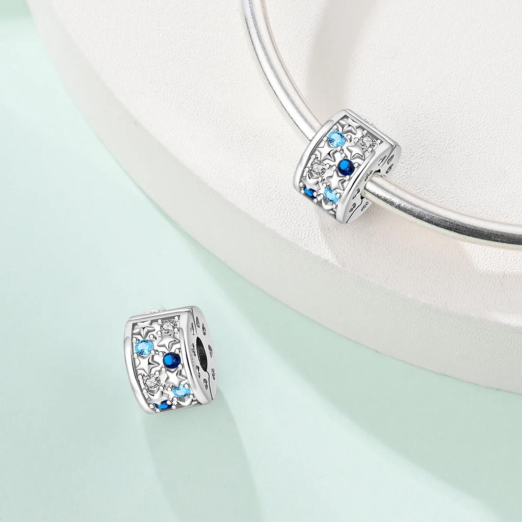 Медный зажим Разноцветная Луна Бабочка Звезда Цветок Мода Бусины Зажим Шарм Для Оригинального DIY Браслета Изысканные Ювелирные Изделия