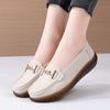 2025 Spring New Women's Loafers Genuine Leather Round Toe Comfort Ballet Flat Shoes Autumn Slip On Casual Sneakers Zapatos Mujer
