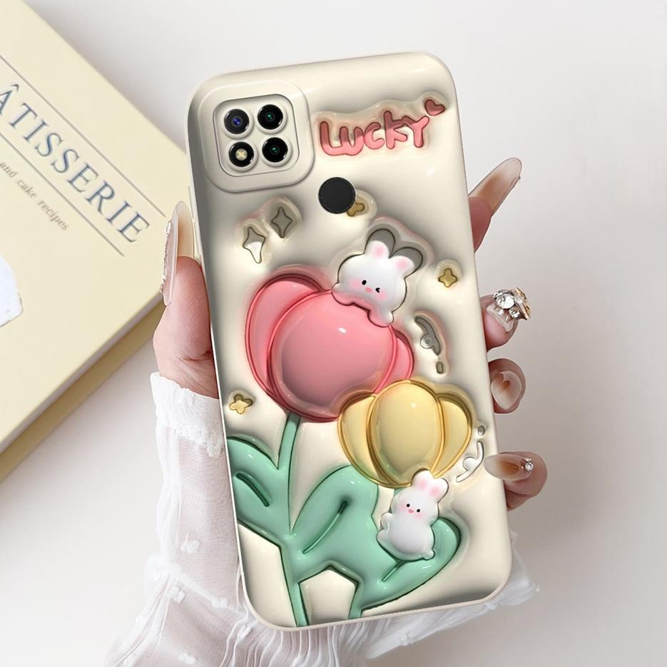Чехол для Xiaomi Redmi 9C Милый Чехол-Мультяшный Панда Ударопрочный Мягкий ТПУ Чехол для Телефона Для Xiaomi Redmi 9C NFC Redmi9C Задняя Крышка Сумки