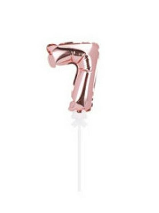 14 см Самонадувающийся алюминиевый шар с цифрой, Украшение для торта, Вставка 0-9 для вечеринки по случаю дня рождения.