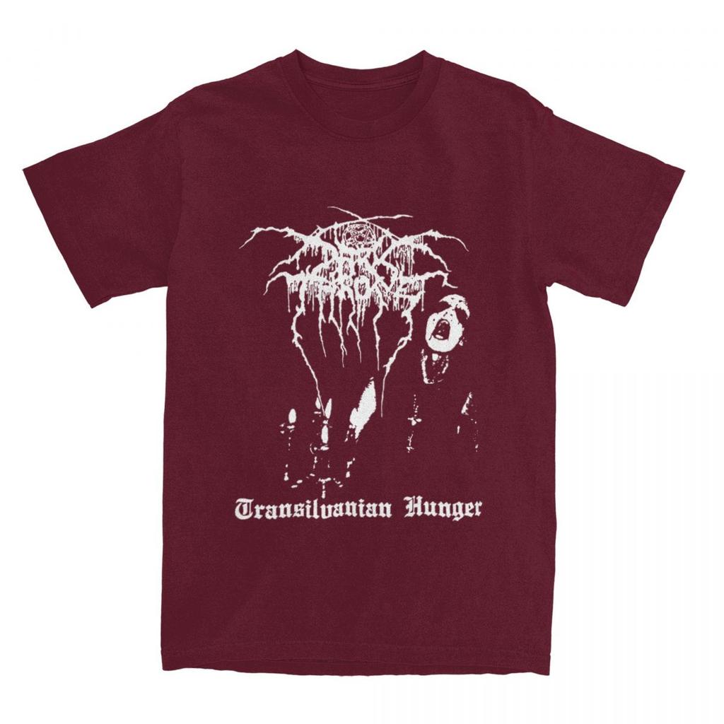 Мужчины Женщины Black Metal Band Darkthrone рубашки Одежда Смешные Хлопок Transilvanian Hunger Футболки Топ Футболка Одежда Для Взрослых