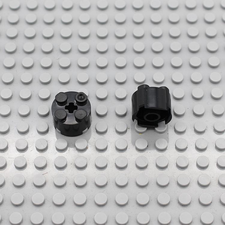 100 шт. Совместимый с LEGO 3941 Кирпич Круглый 2x2 с отверстием для оси Строительный Блок для Творчества Образовательный Собираемые Частицы