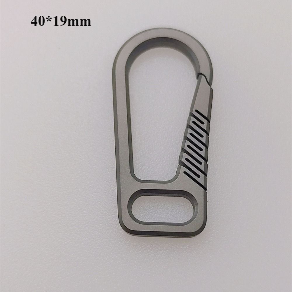 Титановый сплав брелоки супер легкие брелки пряжка кулон мужской креативный подарок