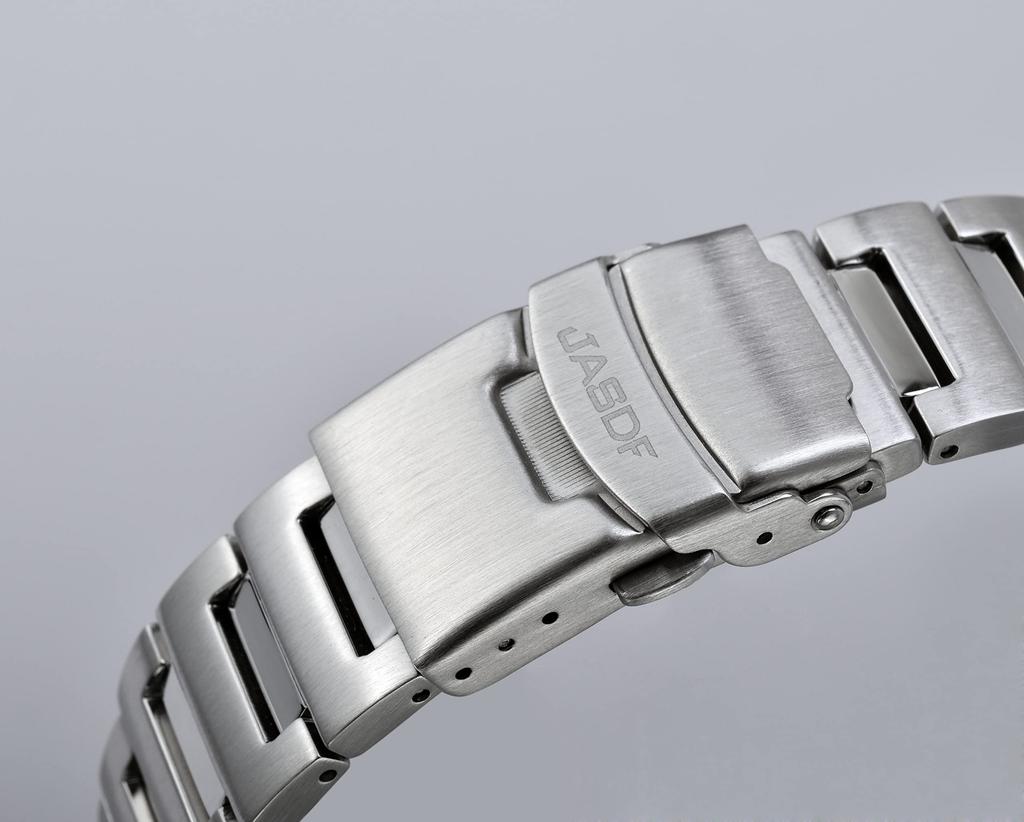 KENTEX Solar Chronograph Model for the Japan Air Water Resistant to 10 ATM Men's Watch, S802M-01, Silver, Self-Defense Force,