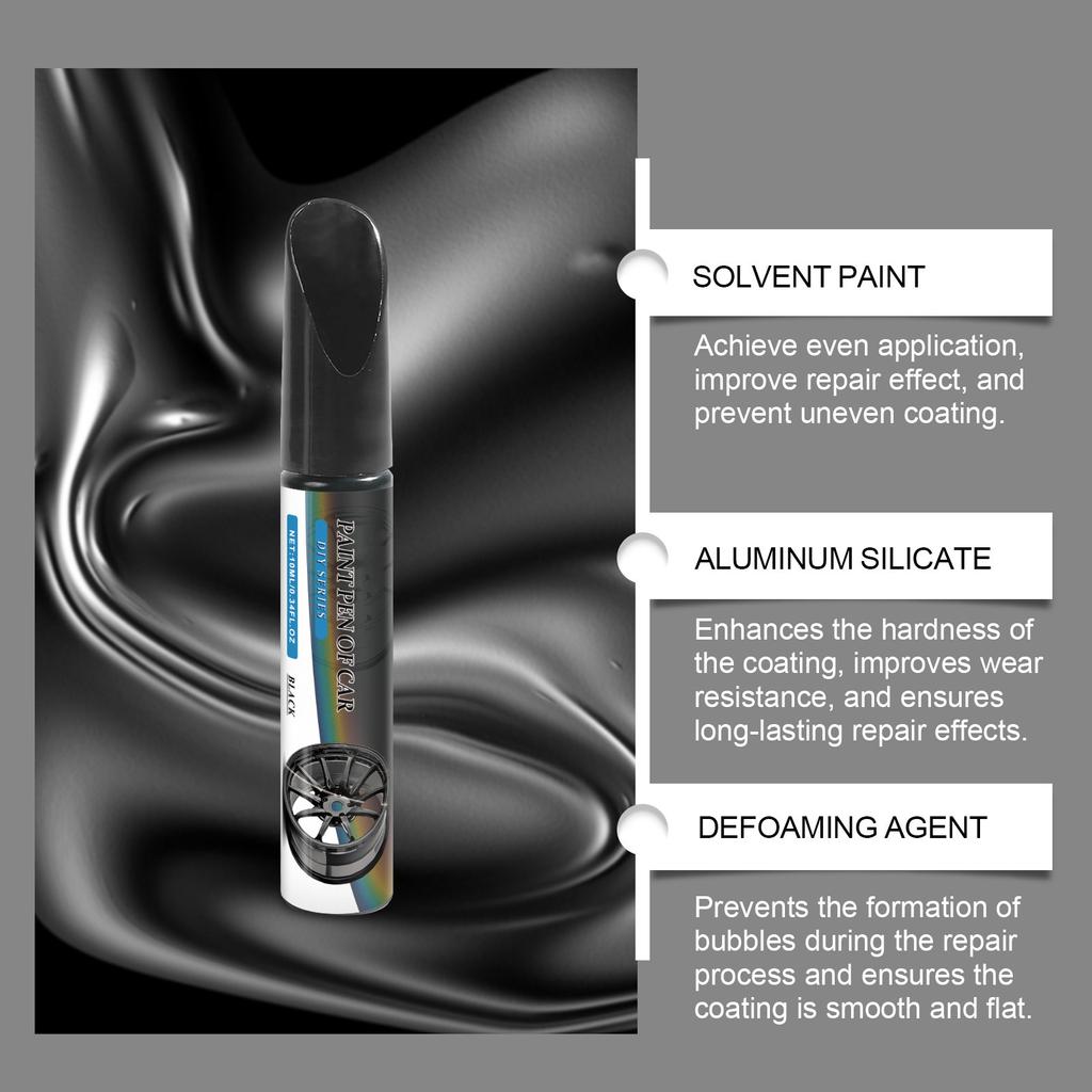 30 мл ручка для ремонта краски на автомобильных дисках ручка для удаления царапин на автомобильных дисках черная ручка для подкраски дисков ручка для ремонта царапин на автомобиле