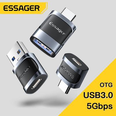 Essager Адаптер OTG Type C к USB Micro USB к Type C Адаптер OTG USB к Type C для Macbook Xiaomi HUAWEI Samsung Разъем OTG