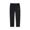 Fashionable Versatile Comfortable Casual Solid Color Simple Knitted Sports Pants Women Bottoms Black AYKV822-1