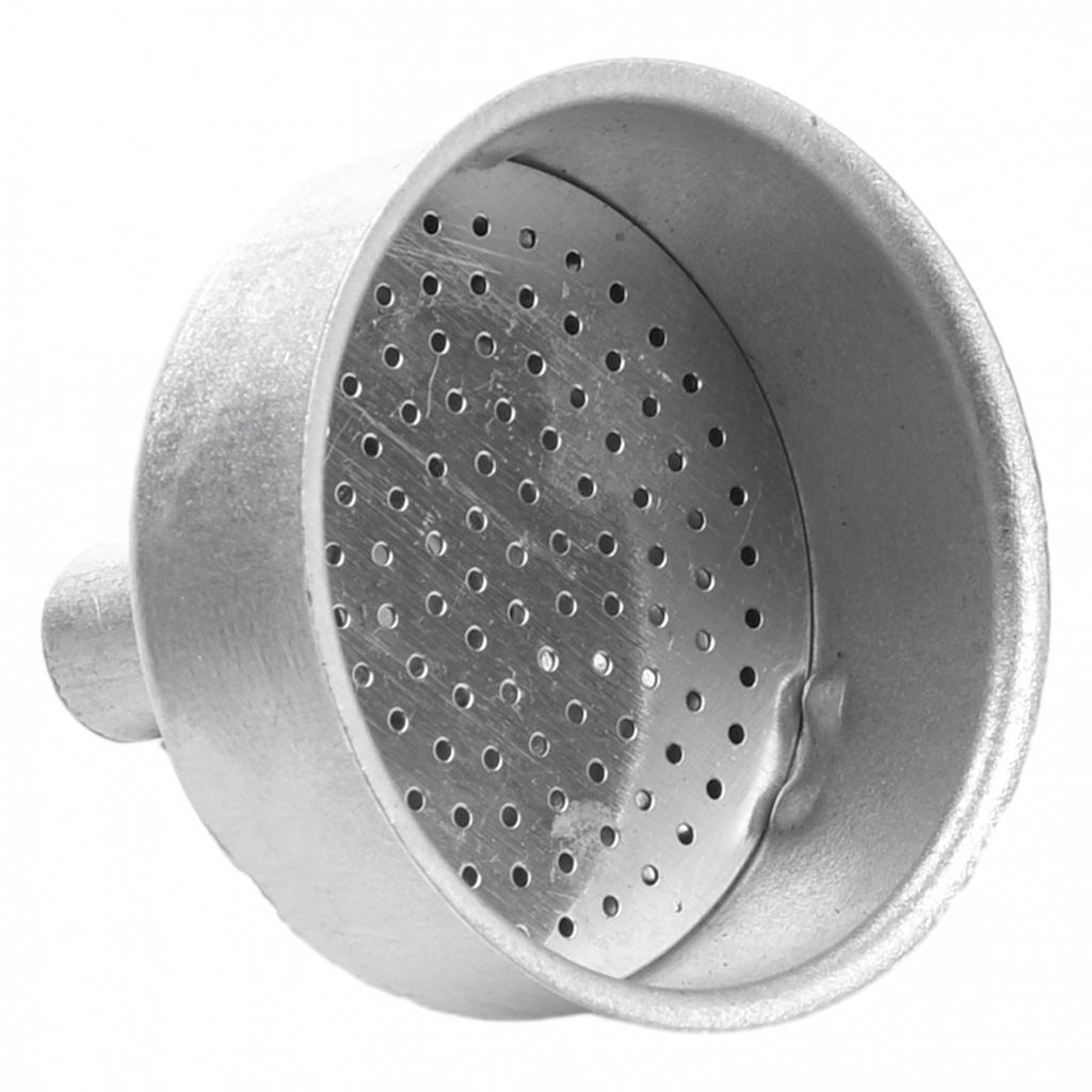 Stylish Aluminium Moka Funnel Filter Replacement for Moka Percolators 1 12 Cups