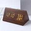 Smart Radio Clock Automatic Positive Time Japanese Radio Wave Wooden Clock German Electronic Clock Sleep Alarm Clock