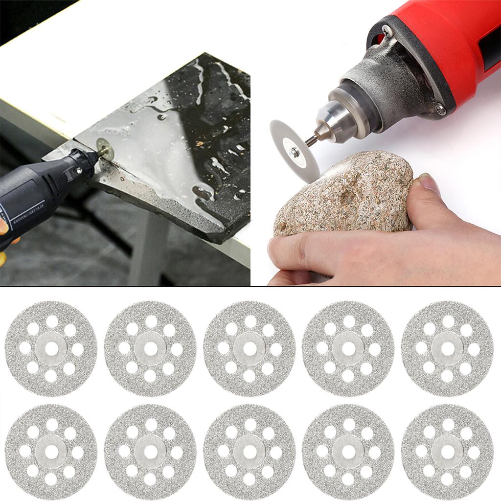 30Pcs Mini Circular Saw Blade Set Sanding Grinding Wheel Cutting Disc for Dremel Accessories Metal Cutting Rotary Tools