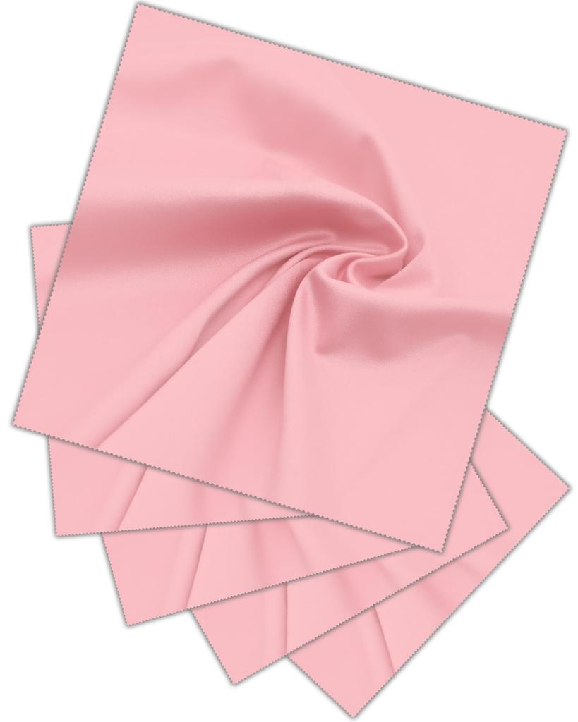 Cleaning Cloths for Musical Car and TV Large Set of 5 H&b Instruments, Pianos, Guitars, Tablets, Interiors, Monitors, Screens, 40x40cm, (Pink)