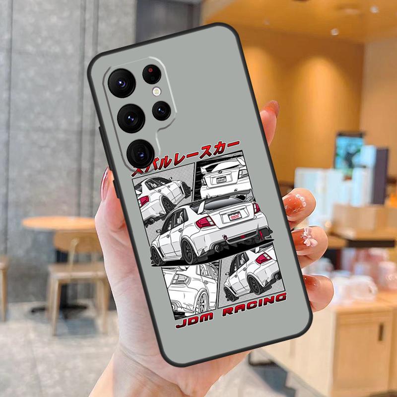 Чехол для телефона JDM Drift со спортивным автомобилем для Samsung Galaxy S25 S24 S23 S22 S21 S20 Ultra S9 S10 Plus S25 FE Задняя крышка