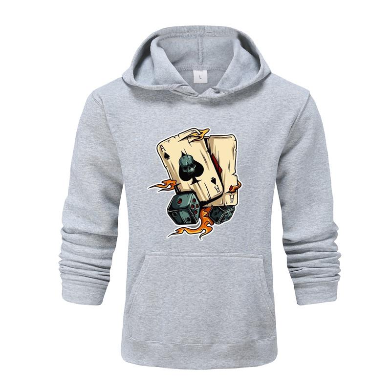 Осенне-зимняя новая индивидуальная одежда с принтом для мужчин и женщин, толстовка с капюшоном для любителей, пуловер для бега, спортивная толстовка