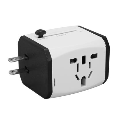 Универсальный дорожный адаптер питания 6A 2xUSB3.0A USB C All in One Worldwide Adapter Wall Charger для