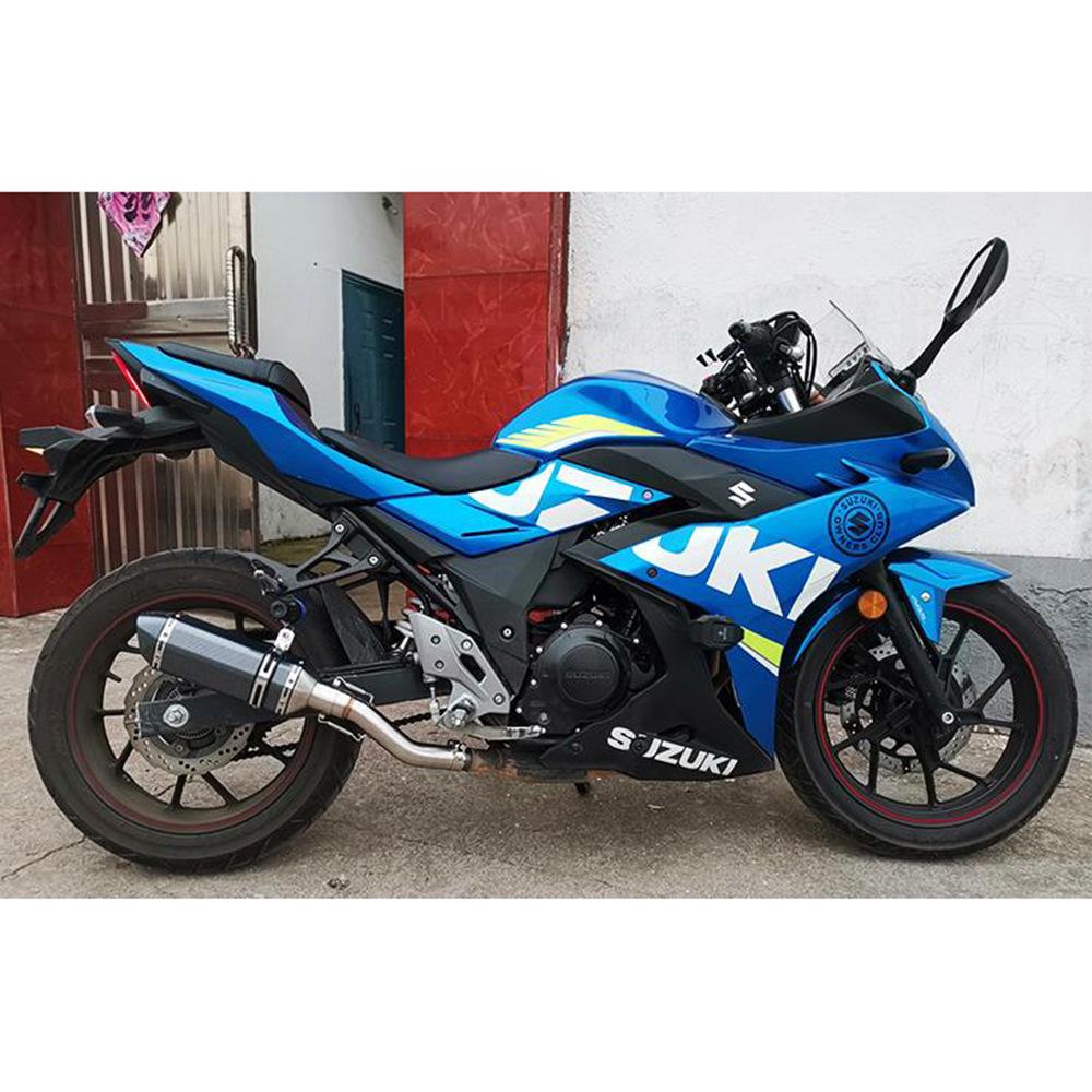 Modified Exhaust Tail Pipe for Suzuki GSX250/GSX250R (2016-2022)