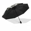 Raven Skull Outdoor Automatic Umbrella Sturdy 8-Rib Shaft Foldable Design for Outdoor Daily Use Compact Folding Umbrella Perfect Gift for Women/Men