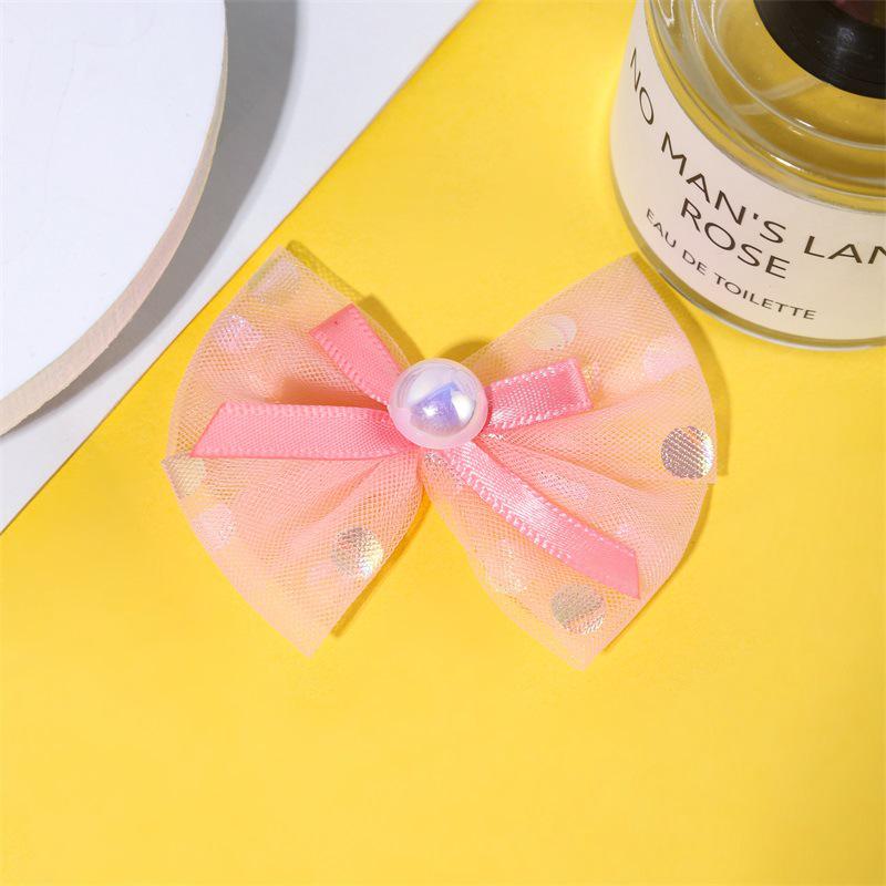 Сетчатый бант из бисера своими руками, детский головной убор и аксессуары для украшений