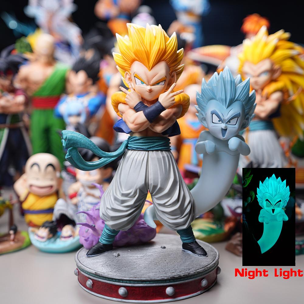 25 см/9,84 дюйма Аниме Dragon Ball Z Фигурка Супер Сайян 3 Готенкс Фигурка SSJ3 Готенкс ПВХ Коллекционная Модель Игрушки Подарки