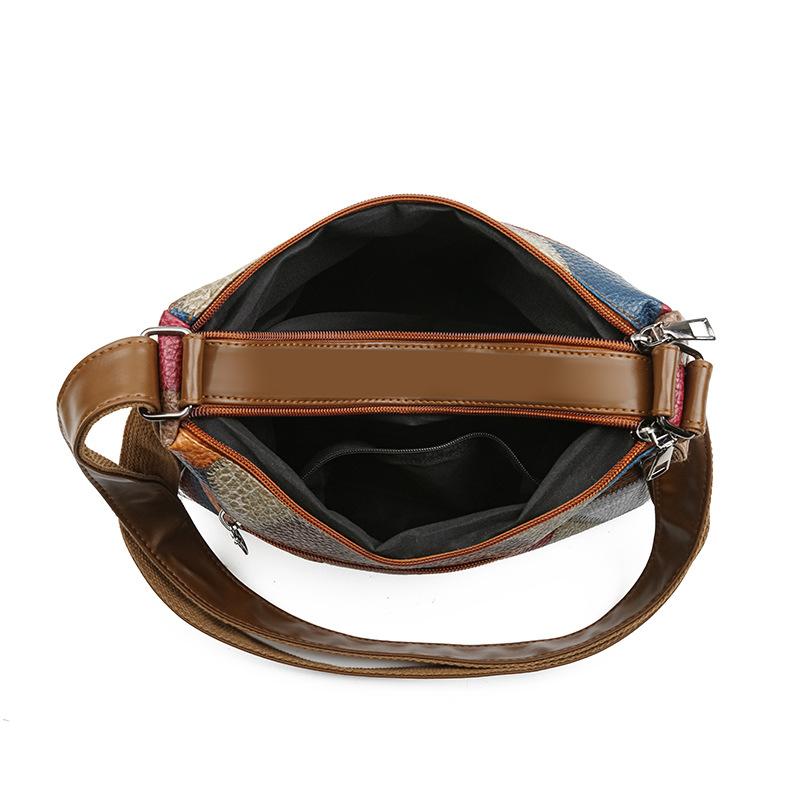 Women's Elegant Vintage Crossbody Bag Trendy HandBag Fashion Multi-pockets Shoulder Bag All-match Retro Crossbody Bag for Daily CLE