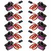 WINGONEER 10pcs MG90S ZOHD Volantex Metal Gear RC Micro Servo for Airplane RC Helicopter Car Boat Models
