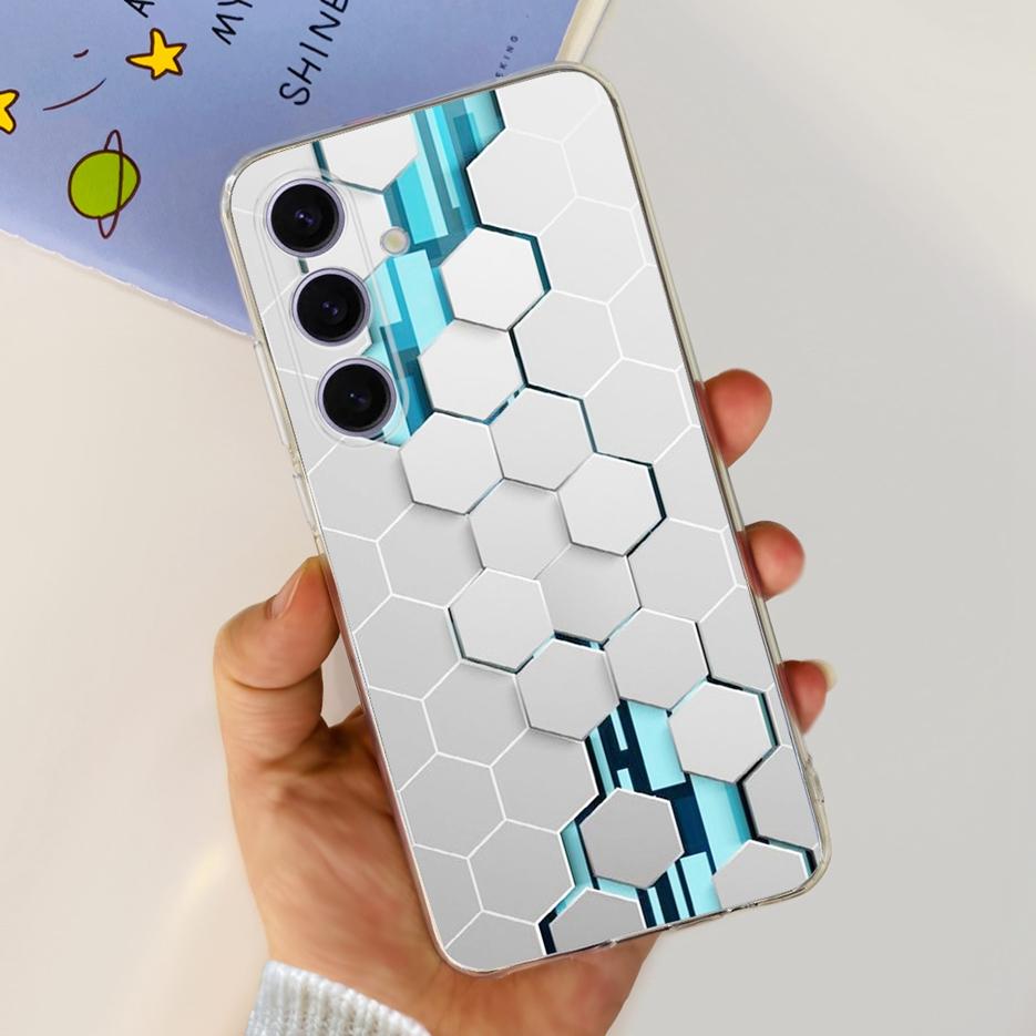 Чехол для Samsung Galaxy S24 Plus SM-S926B Милый Модный Расписной Чехол Мягкий Тонкий Чехол для Телефона Для Samsung S24 Ultra S 24 S24+ Fundas