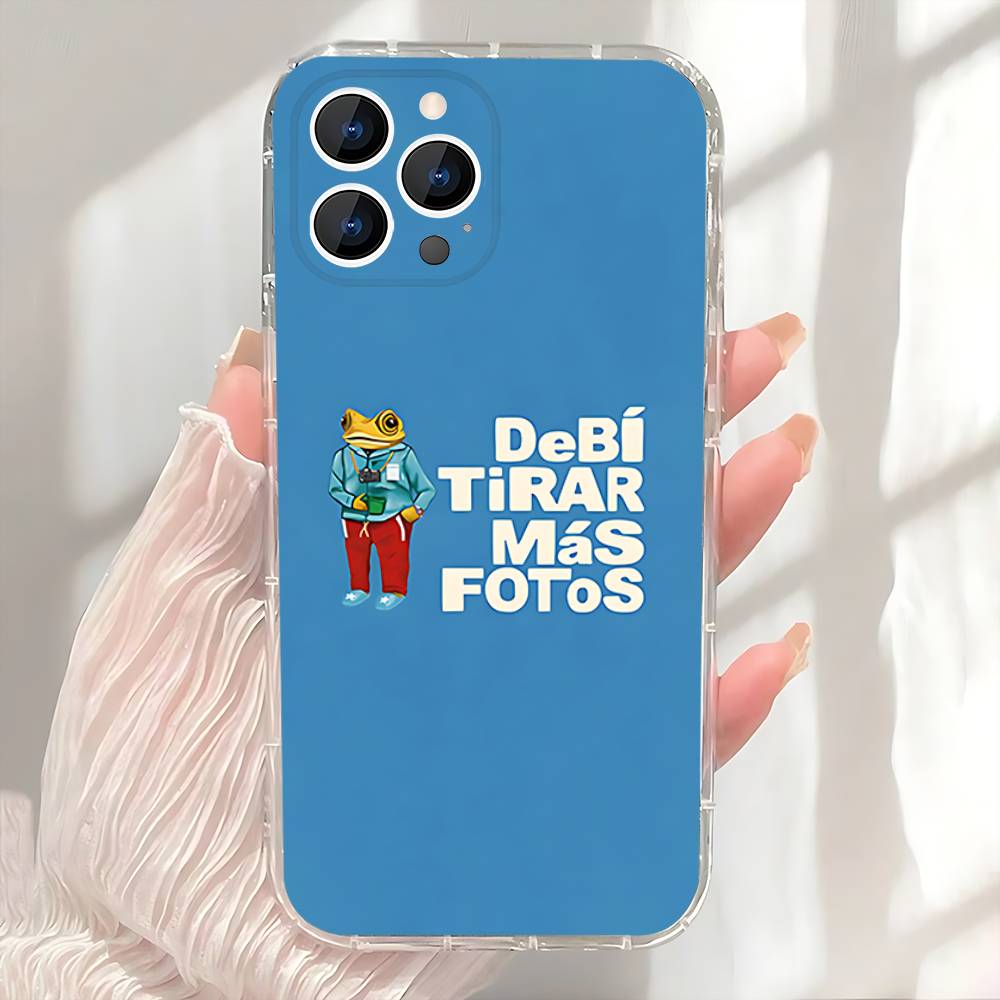 Чехол для телефона D-DtMF B-Bad B-Bunny для iPhone 17,16,15,14,13,12,11 Pro,Max,Plus,X,XS,XR,SE4,E Mini Прозрачный Мягкий Чехол