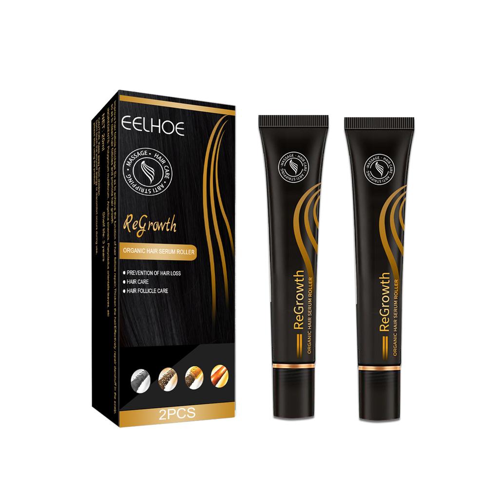 Roll-on Essential Oil for Dense Hair, Rolling-on Massage Scalp Care Solution for Thick and Sparse Hair, Anti-shedding Essential Oil Solution