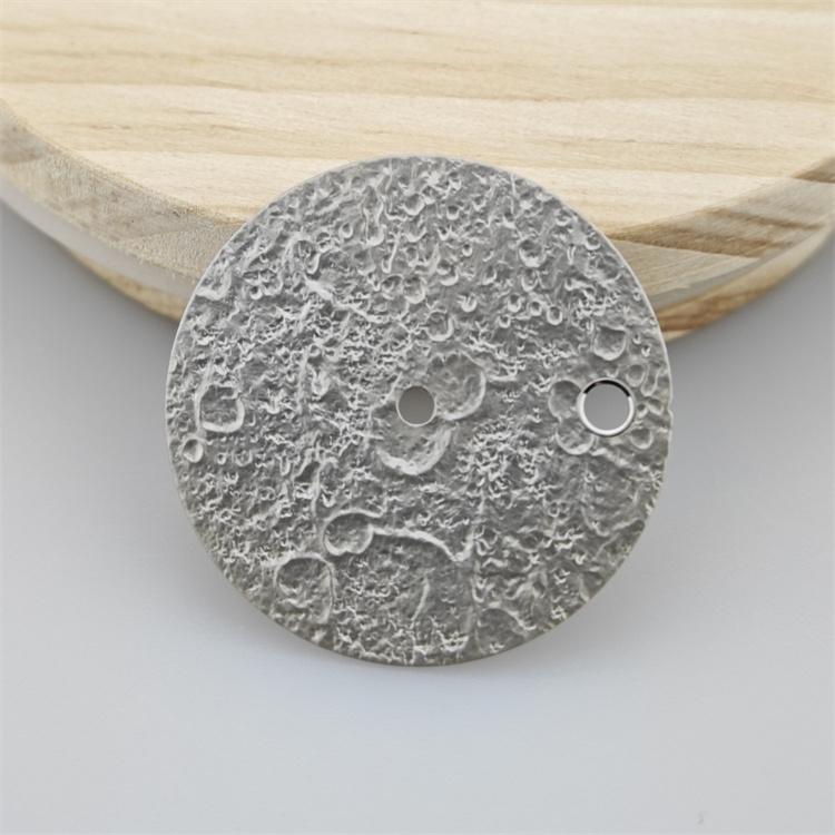 28,5 мм Циферблат NH35 3D Лунный узор Черный/Серебристый Белый/Серый Циферблат для Механического Механизма NH35 NH36 Аксессуары