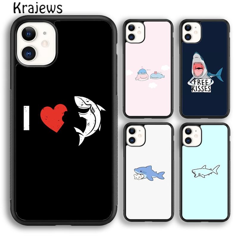 Love Shark For iPhone 17 Air 16 Phone Case Cover 15 14 plus 12 13 pro max coque Shell Fundas
