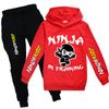NINJA KIDZ, детская одежда, толстовки, свитер, хлопковый свитшот, костюм, комплект с героями мультфильмов, одежда для мальчиков и девочек-подростков, пуловер, уличный хип-хоп