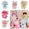 10cm Doll Clothes Plush Hairy One-piece Garment Cartoon Animal Jumpsuits  Stuffed Cotton Doll