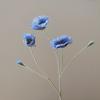 Искусственные цветы Длинный стебель Искусственный мак Шелковые цветы Новоселье Сад Дом Стол Свадьба Сделай сам Свадебная вечеринка Букет Украшение