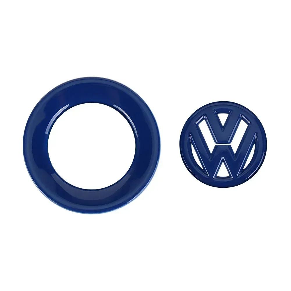 ABS Plastic Car Steering Wheel Emblem Trim Sticker For Volkswagen VW Golf Passat Bora Jetta Tiguan CC Scirocco Lavida SantanaAL3