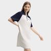 Fila Оригинальное уличное повседневное удобное платье-поло женское платья облачно-грибное-белое F11W439303FWT