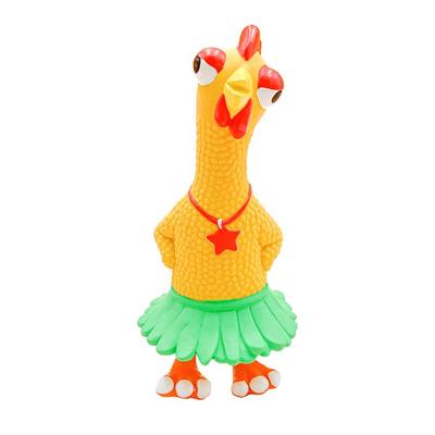 Латексная игрушка-курица Karlie для собак, хула, 1 шт.